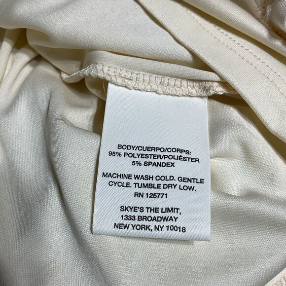 Embroidered Boho Square Neck Mesh Top XL - Picture 8 of 8